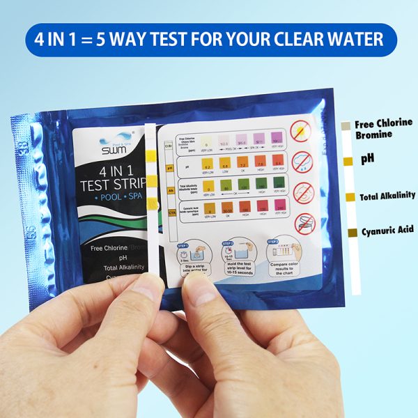 beste Teststreifen für Schwimmbäder