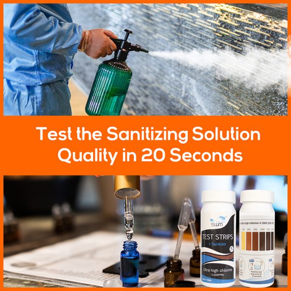 sanitizer test strips for restaurants