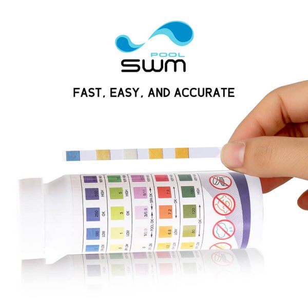 Test strips for salt water pool